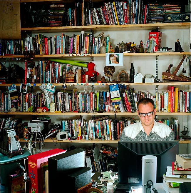 Cory Doctorow portrait by Jonathan Worth