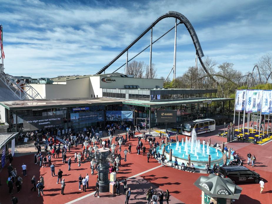 CloudFest Europa Park aerial view