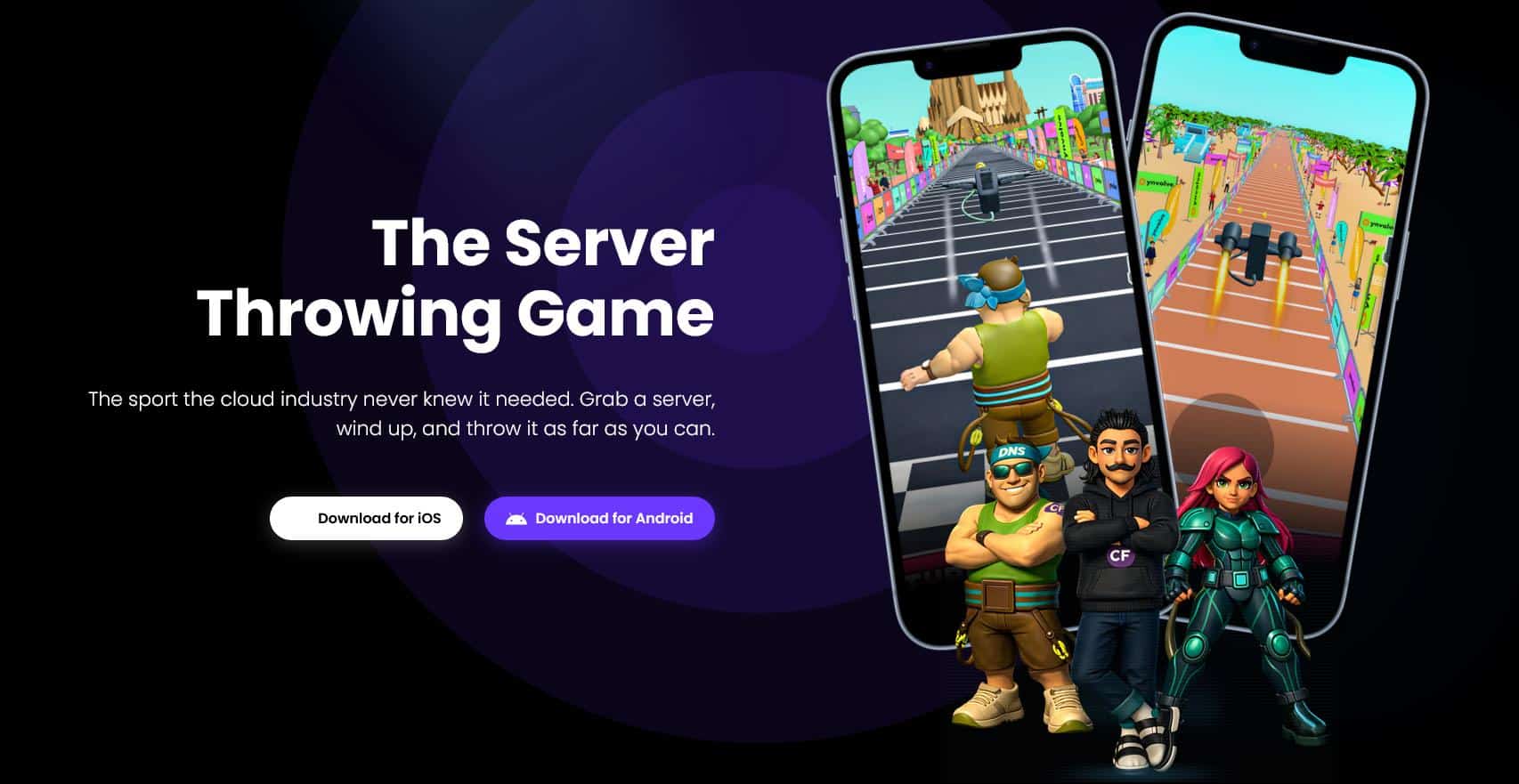 CloudFest Server Throwing game for mobile