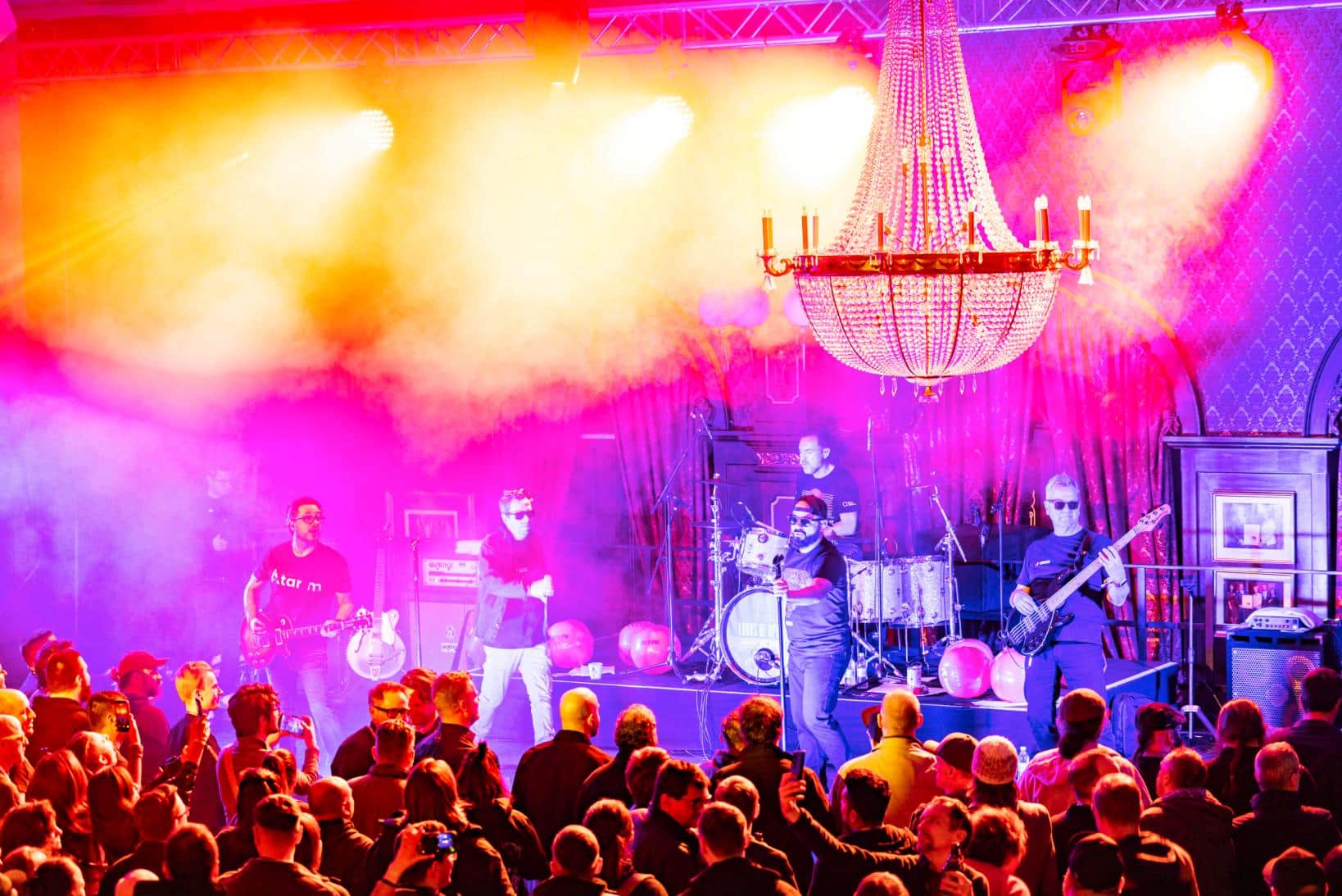 Lords of Uptime concert on stage