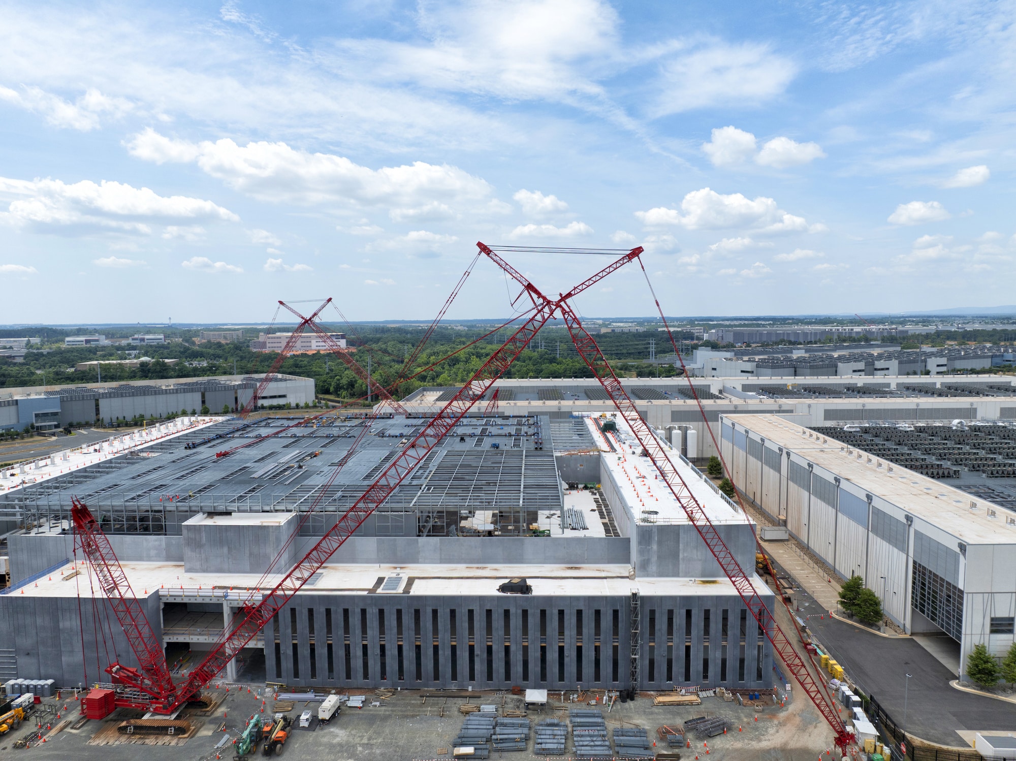 Data center in Ashburn, Virginia
